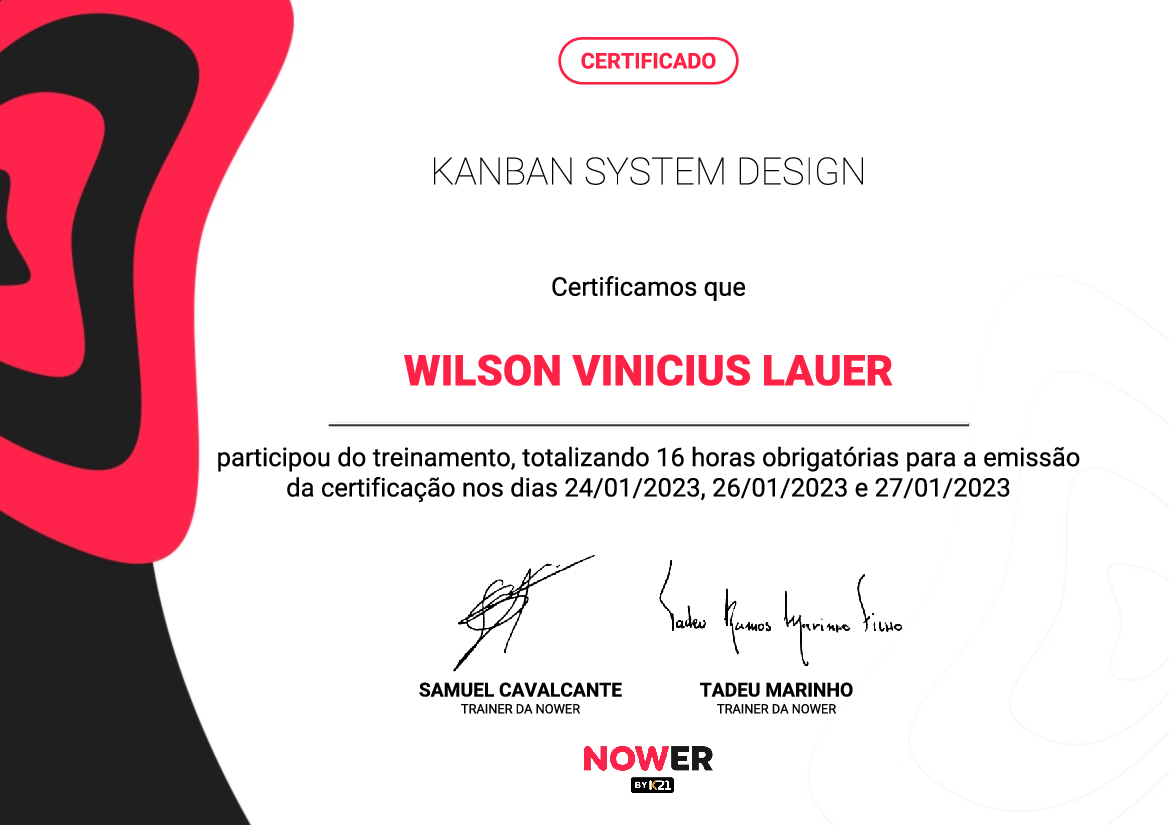 Certificado K21
